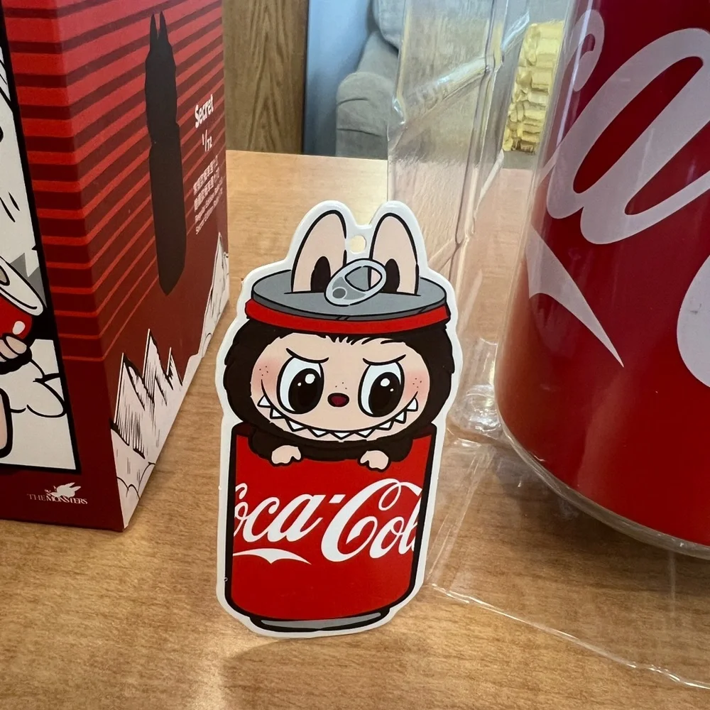 AUTHENTIC POPMART THE MONSTERS Labubu x Coca Cola - CONFIRMED SECRET - Open Box - Picture 4 of 7